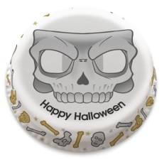 Skull Mask Photo Cake (letterbox gift cake (serves 2-4))