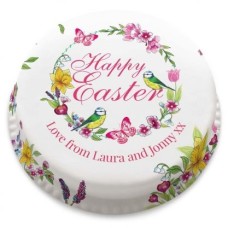 easter spring flowers cake (Large (serves 40-55))
