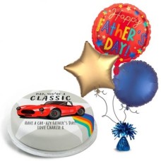 car-azy dad gift set (large cake set (m) serves 45)