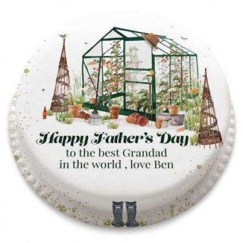 Green House Cake (letterbox gift cake (serves 2-4))