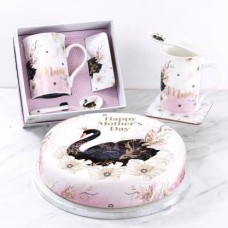 Swan Cup Gift Set (Medium Cake Set (C) Serves 20)