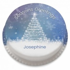 blue festive tree cake (Serves 2-4)