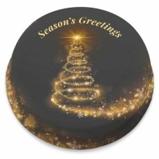 Gold Star Tree Cake (letterbox gift cake (serves 2-4))