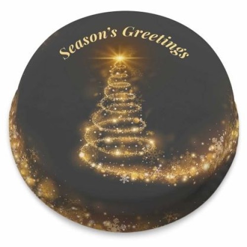 Gold Star Tree Cake (letterbox gift cake (serves 2-4))