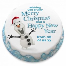 festive ice snowman cake (Serves 2-4)