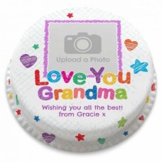 Love You Grandma Cake (letterbox gift cake (serves 2-4))