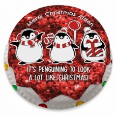 glitzy penguin cake (Serves 2-4)