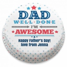 Well Done Dad Cake (large cake (serves 40-55))