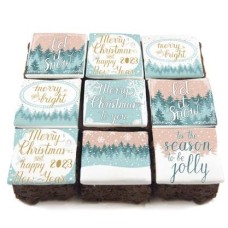 9 Let It Snow Brownies