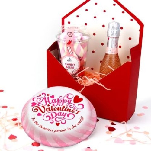 Sweetest Valentine's Day Hamper (Letterbox Cake Set (XS) Serves 2)