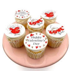 6 Cute Valentine Bear Cupcakes