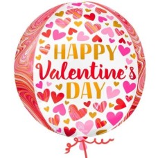 Valentine's Orbz Balloon - V