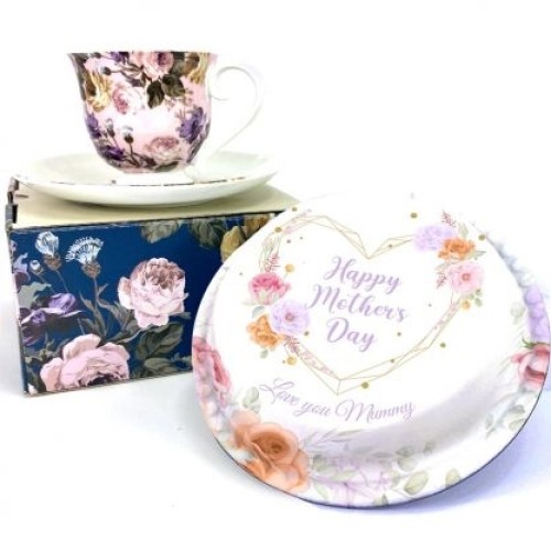 Floral Love Gift Set (Letterbox cake set(s)serves 2)