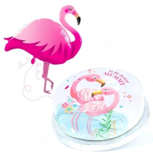 Flamingo Gift Set (Large Cake Set (S) Serves 45)
