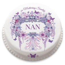 Decorative Purple Cake (letterbox gift cake (serves 2-4))