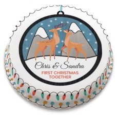 reindeer love heart cake (Serves 2-4)