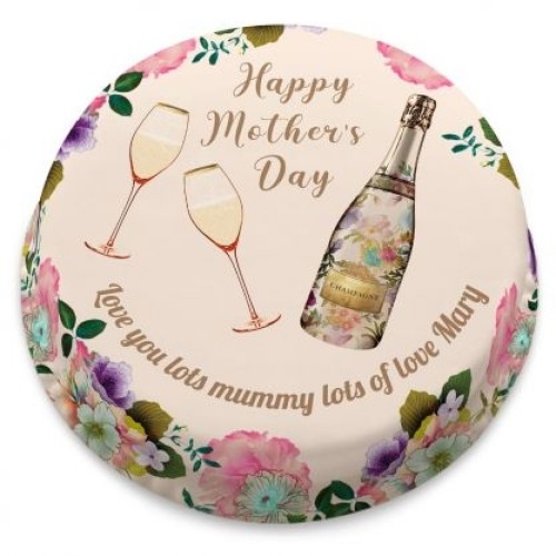 Cheers To Mum Cake (letterbox gift cake(serves 2-4))