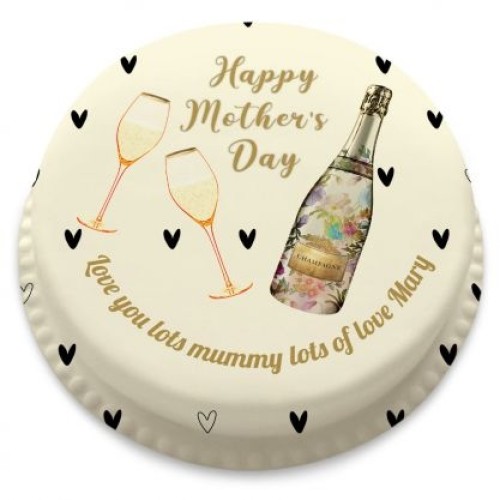 Mother's Day Gold Cake (small party cake (serves 10-12))