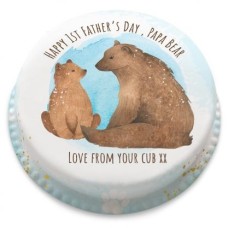 To My Papa Bear Cake (large cake (serves 40-55))