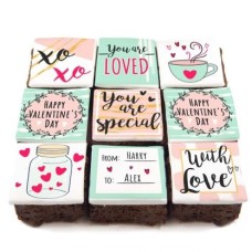 9 You're Loved Brownies
