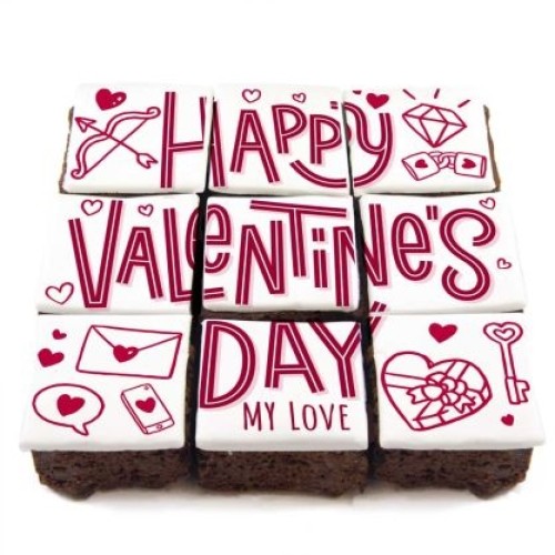 Letterbox Valentine's Day Brownies