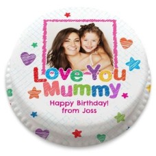 Love You Mummy Cake (letterbox gift cake (serves 2-4))
