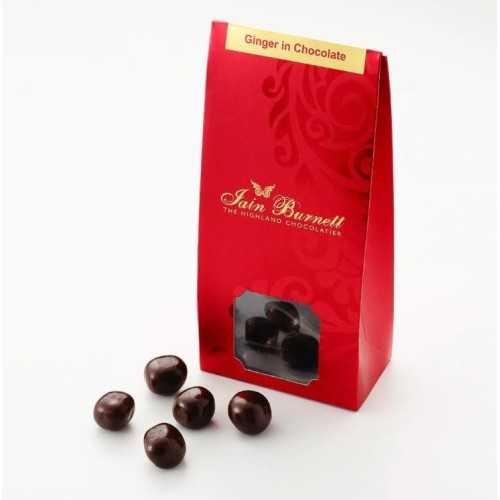 Crystallised Ginger in Dark Chocolate - Pouch