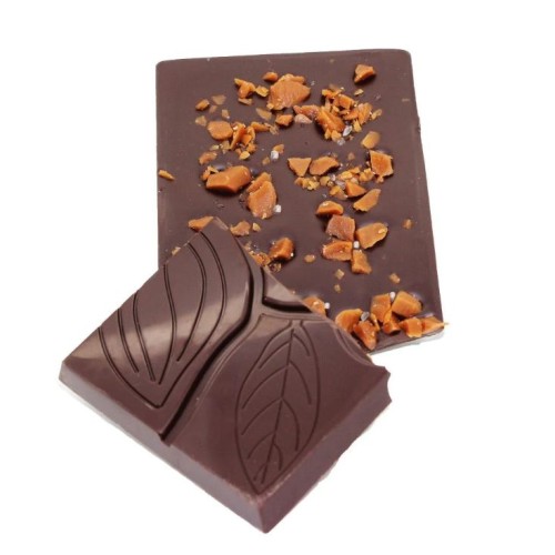 Sea-Salted Toffee on Dark