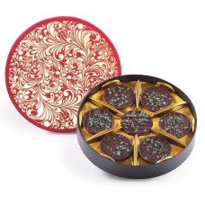 Peppermint Dark Chocolate Florentines
