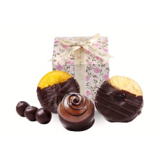 Dipped Candied Fruit - Floral Box