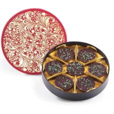 PEPPERMINT DARK CHOCOLATE FLORENTINES