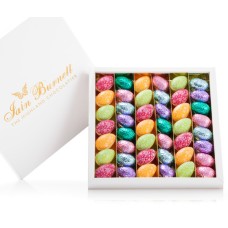Ornate Chocolate Eggshells And Belgian Praline Eggs - Box Of 42