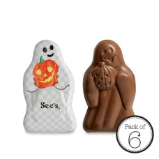 Milk Chocolate Ghosts