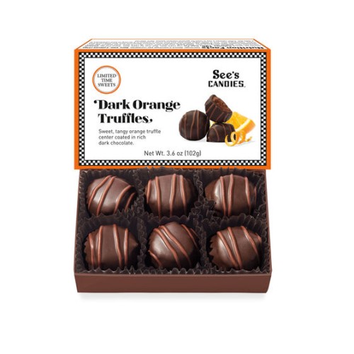 Dark Orange Truffles
