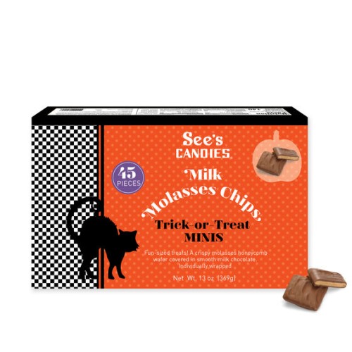 Milk Molasses Chips Trick-or-Treat Minis