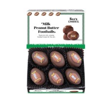 Milk Peanut Butter Footballs