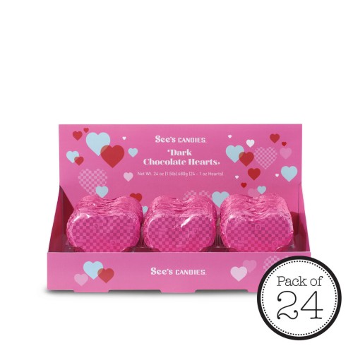 Dark Chocolate Hearts