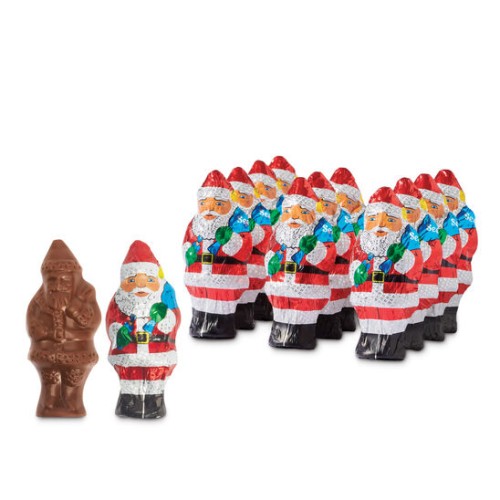 Milk Chocolate Santas (Pack of 12)