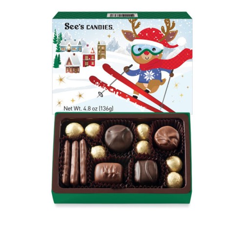 Skiing Reindeer Box