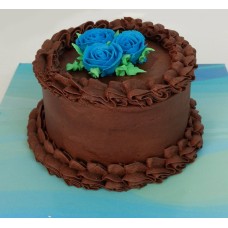 Chocolate Frosted Birthday Cake (Six inch)