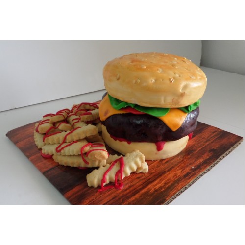 Burger Cake (Eight inch)