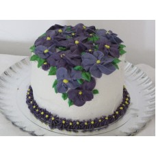 Cascading Flowers Cake (Six inch)