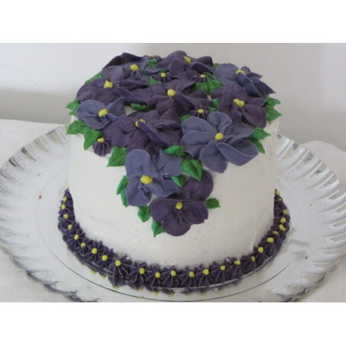 Cascading Flowers Cake (Six inch)