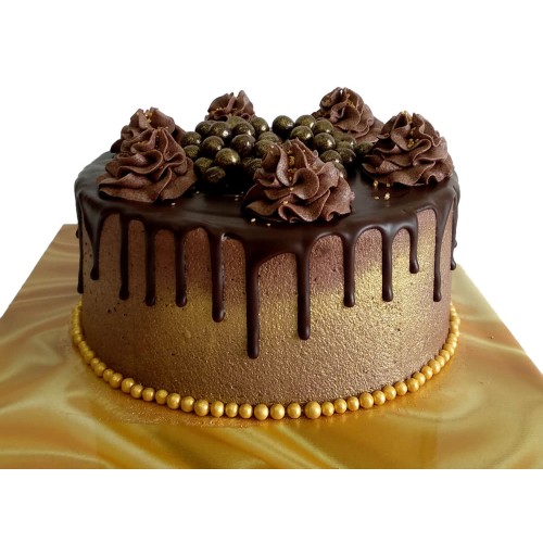 Dripping In Gold Cake (Six inch)
