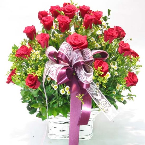 Rose Basket-K3 (Medium)