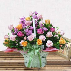 Carnation Basket-9 (Small)