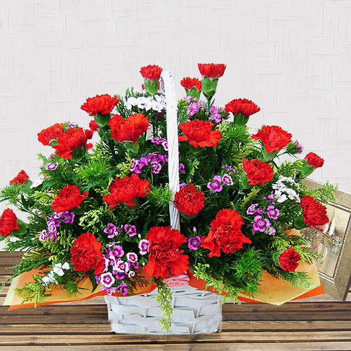 Carnation Basket-13 (Medium)