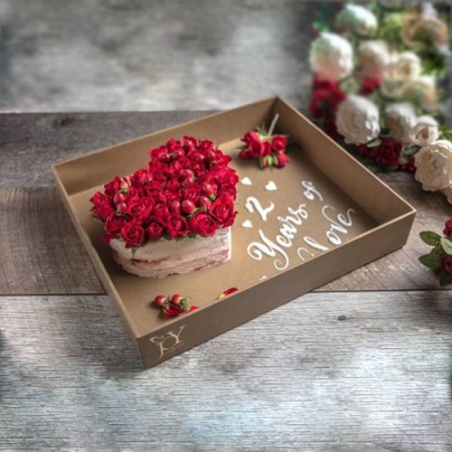 Heart Velvet Tray