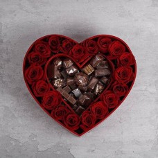 Heart Red Roses (1/2 Kg)