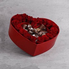 Heart Red Roses (1 Kg)